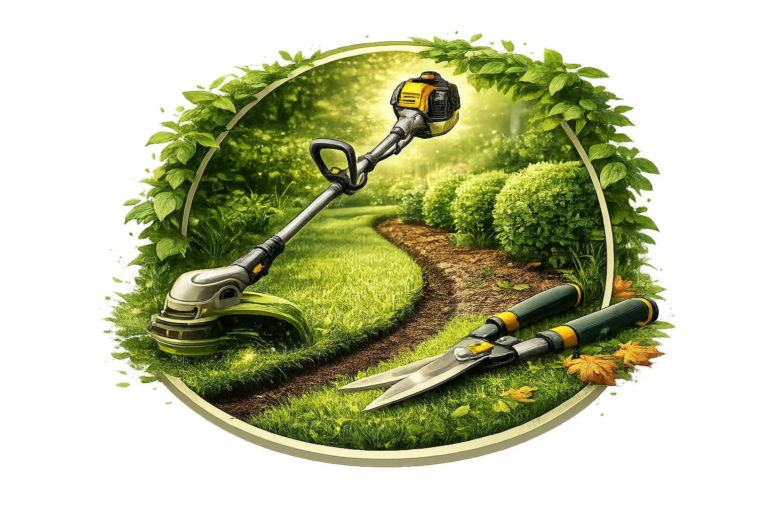 Edging and trimming icon